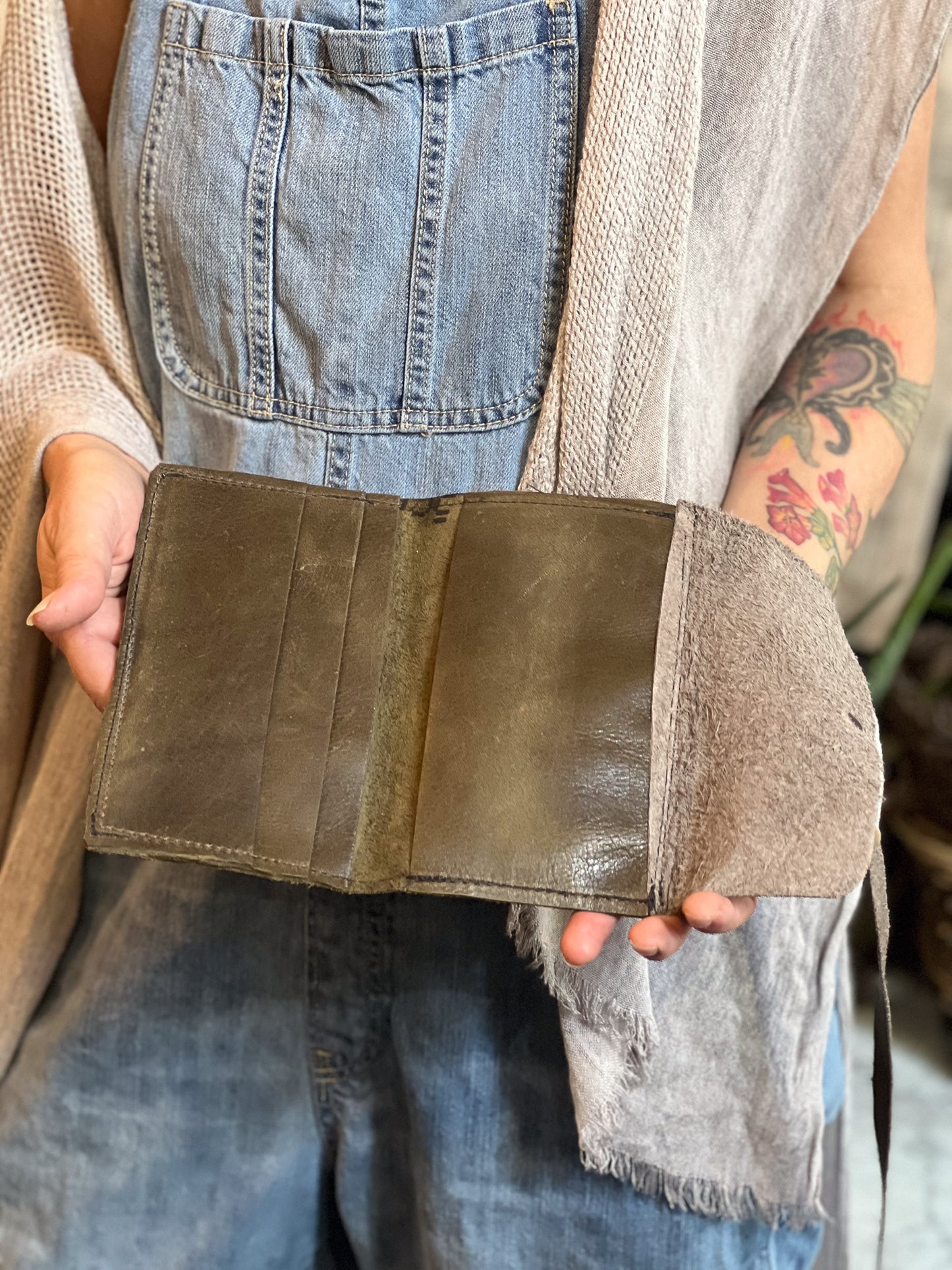 Slate Leather Billfold