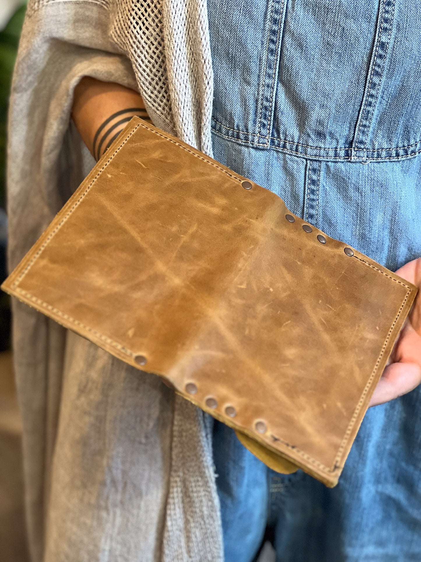 Brown Leather Billfold Wallet