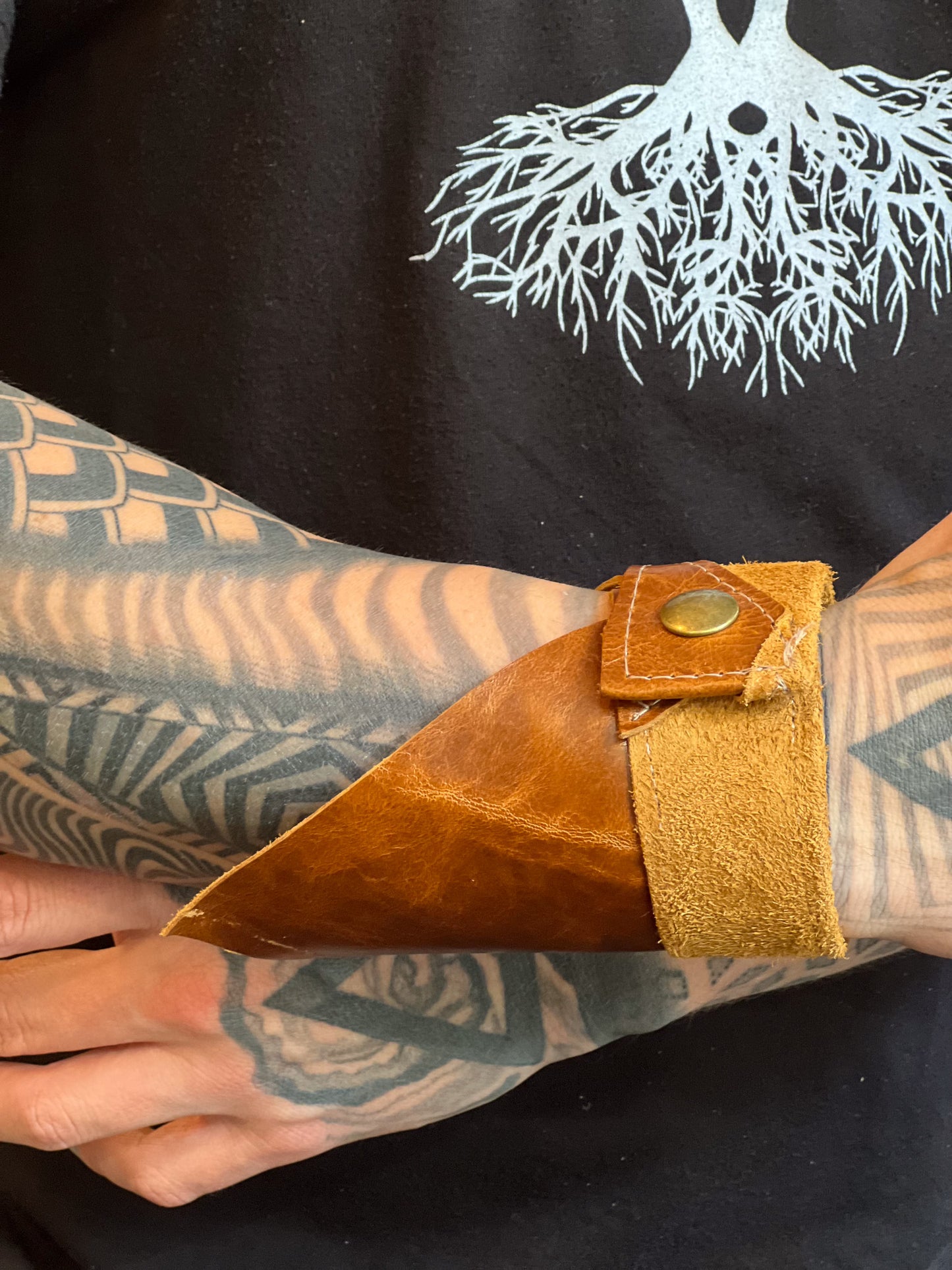 Sienna Scrap Leather Cuff