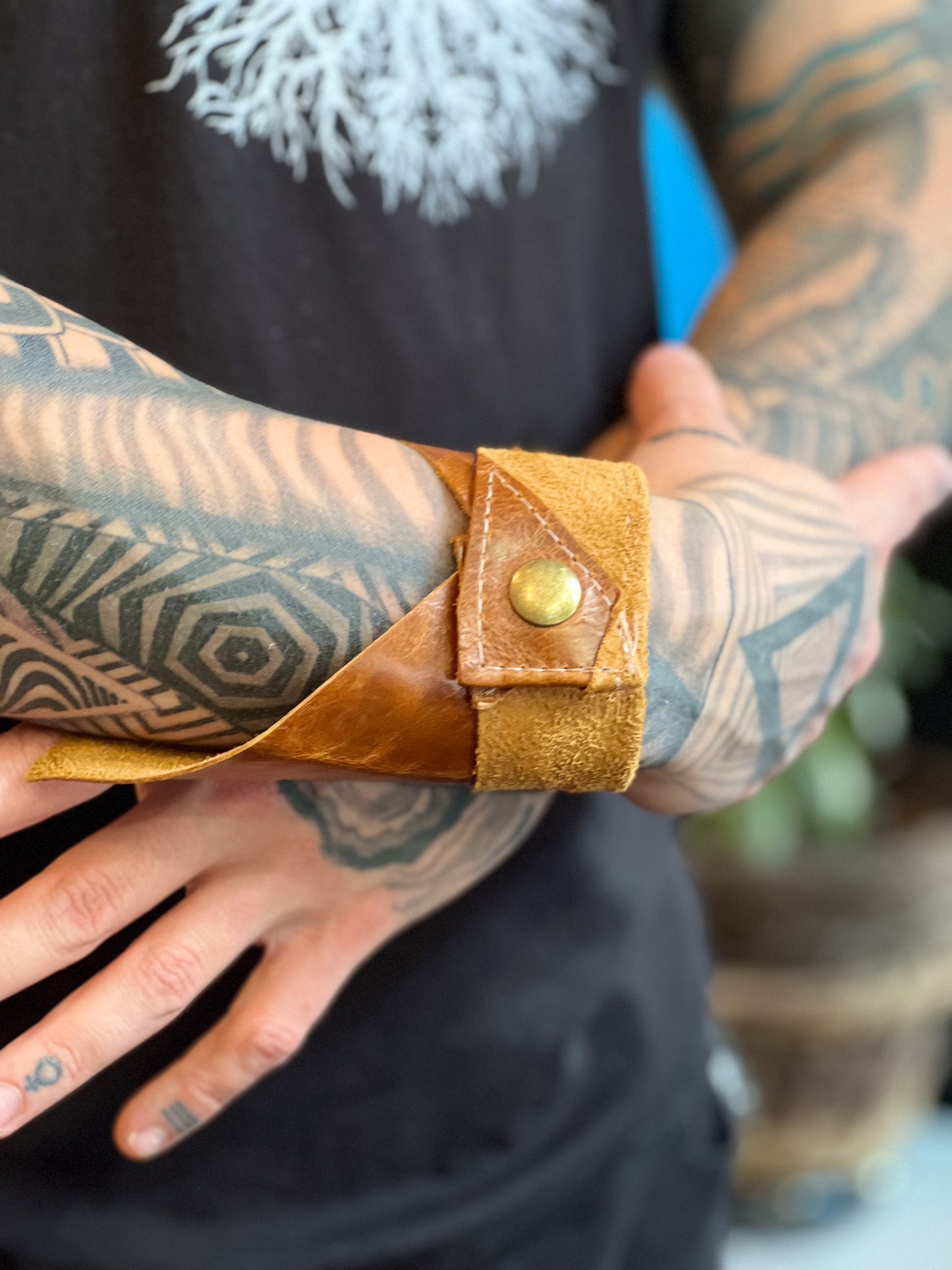 Sienna Scrap Leather Cuff