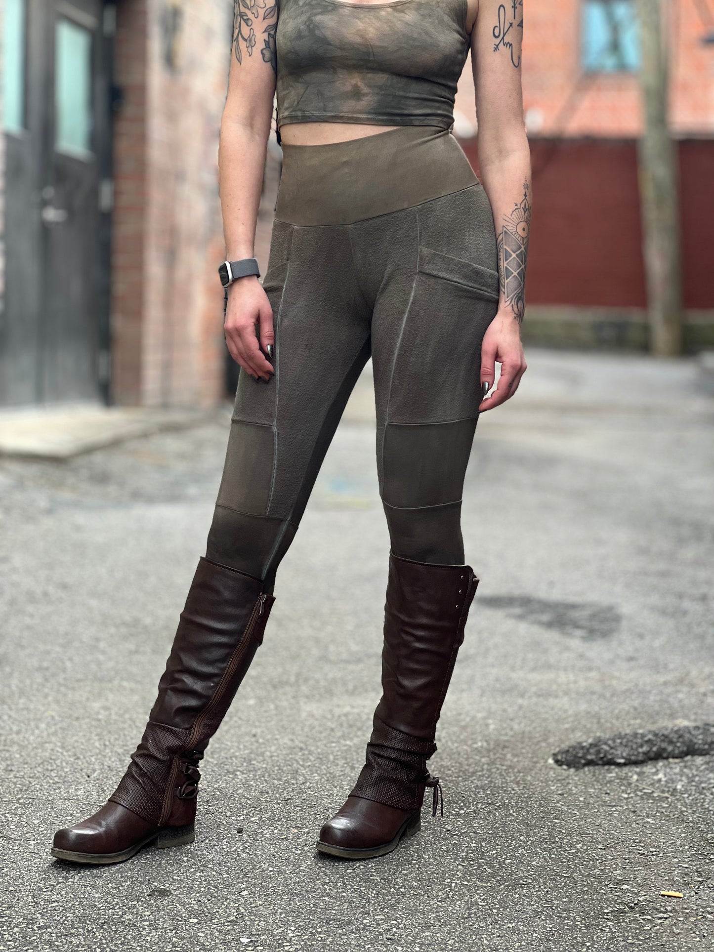 Crossfox 'Forest' Lucien Leggings (Bamboo Fleece)