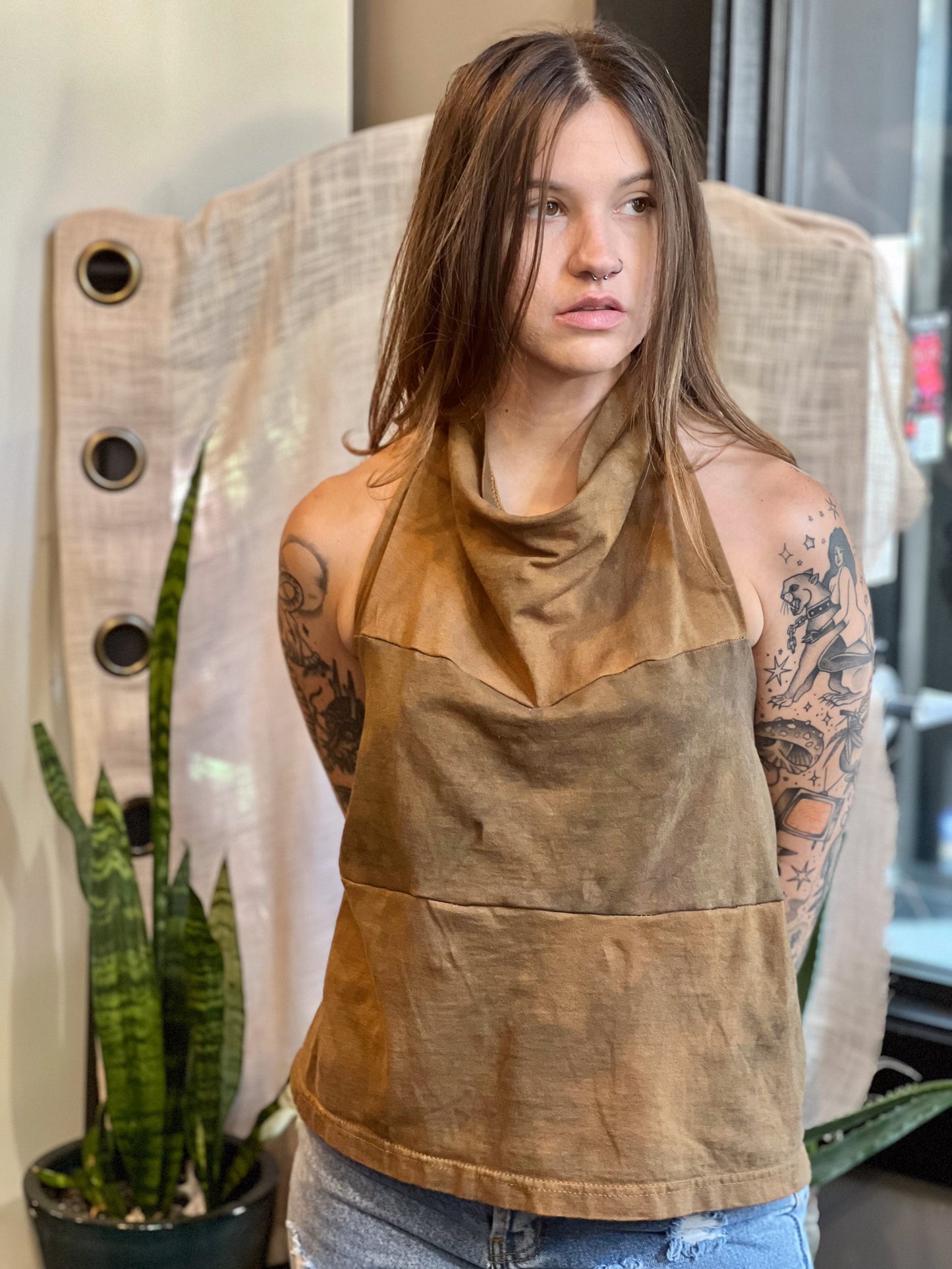 Saturn Halter Top 100% Cotton