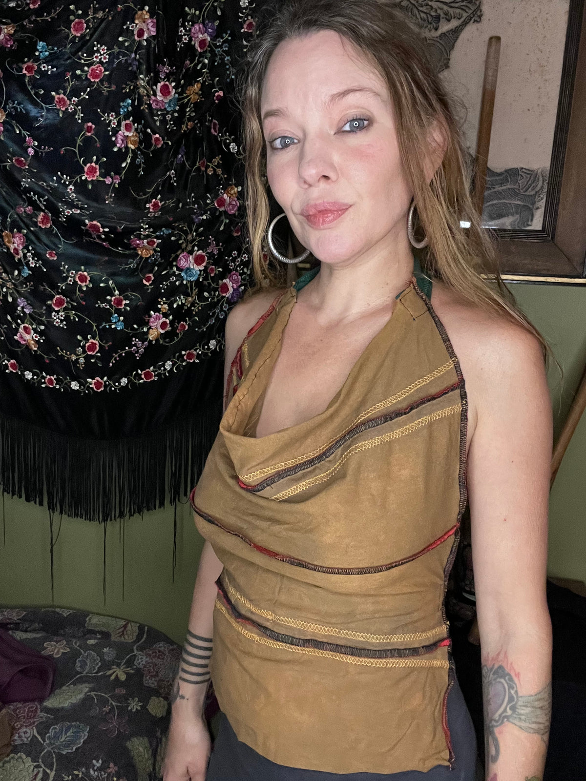 Sienna 100% Cotton Halter Top