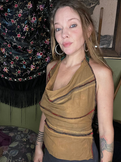 Sienna 100% Cotton Halter Top
