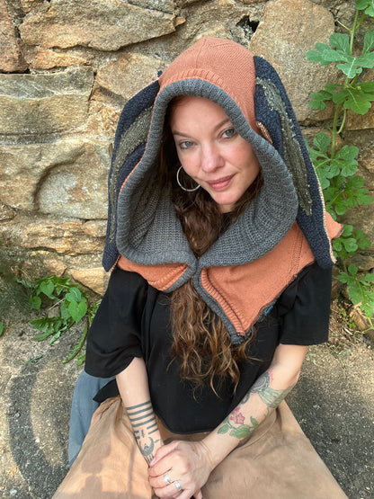 Dreamsicle Bunny Ear Hood