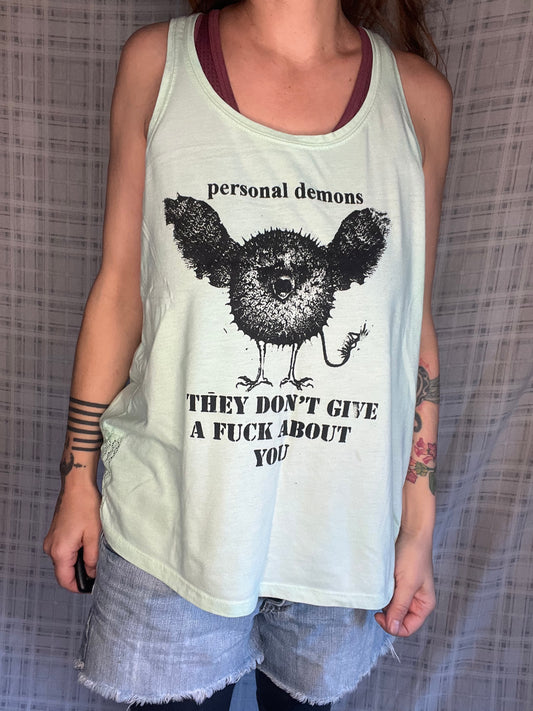 Mint "personal demons" Tank