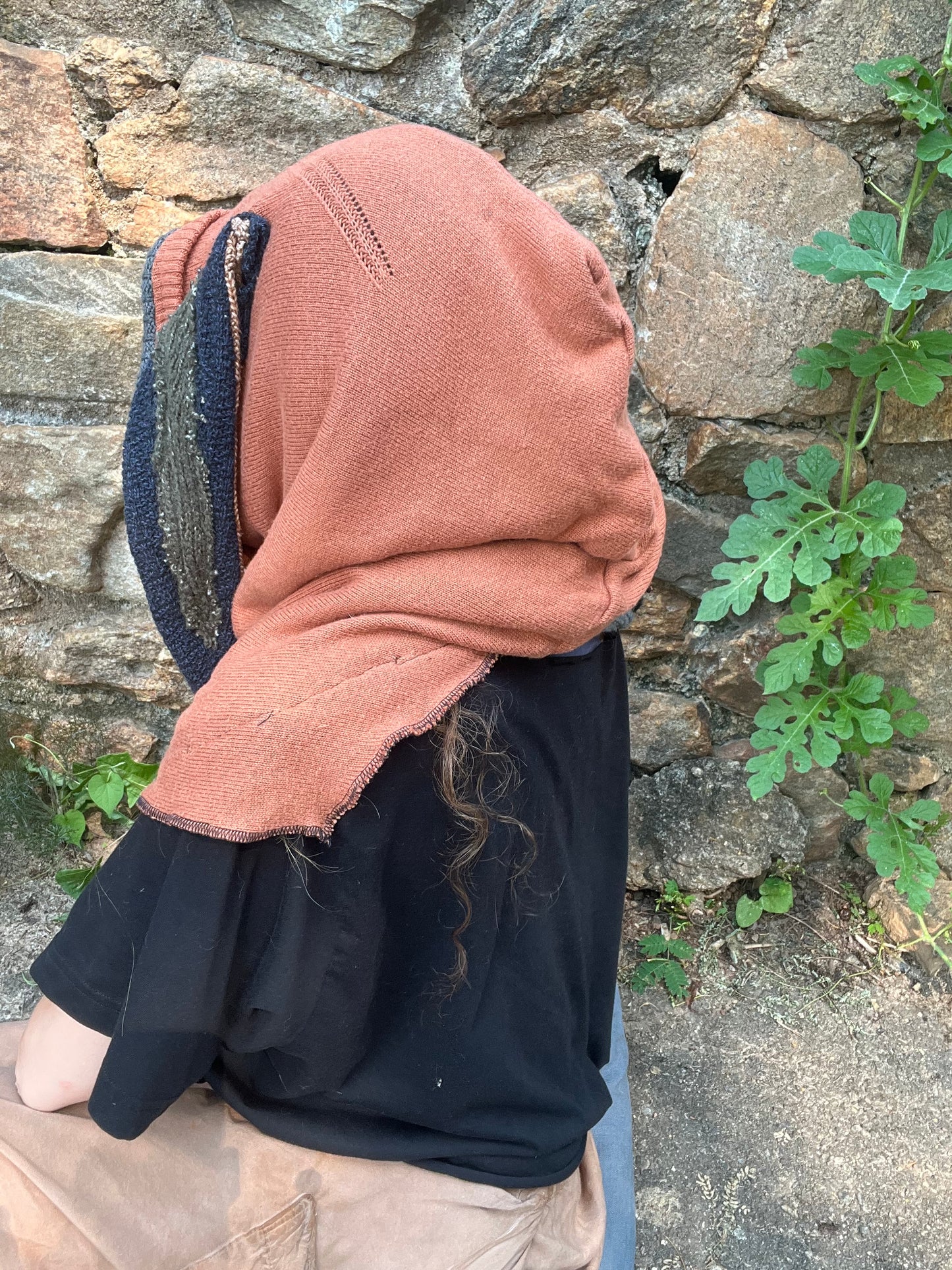 Dreamsicle Bunny Ear Hood