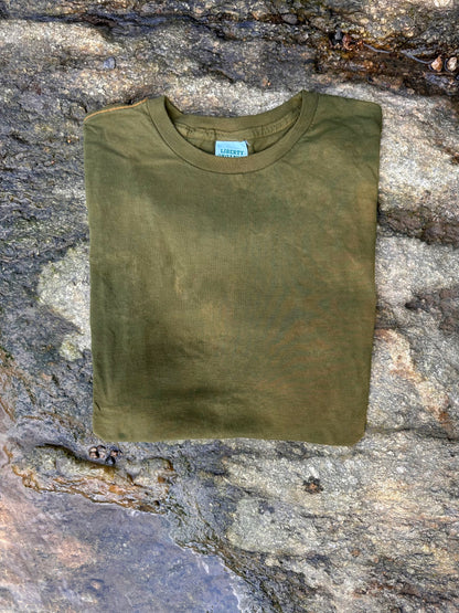 LO - Medium - Dyed Jade Green Organic Cotton T-Shirt