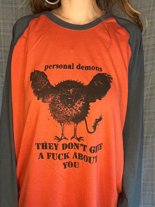 "personal demons" Baseball Tee