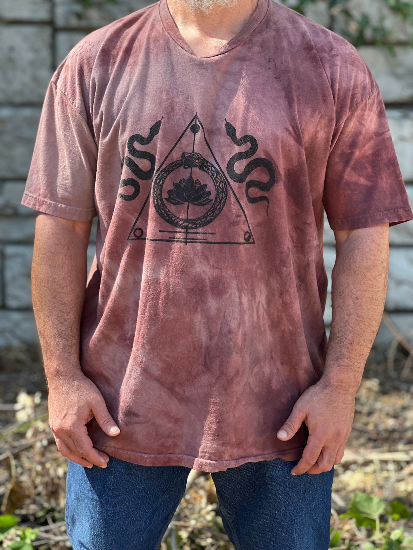 ‘Protection of the Transforming’ Dyed Organic Cotton T-Shirt