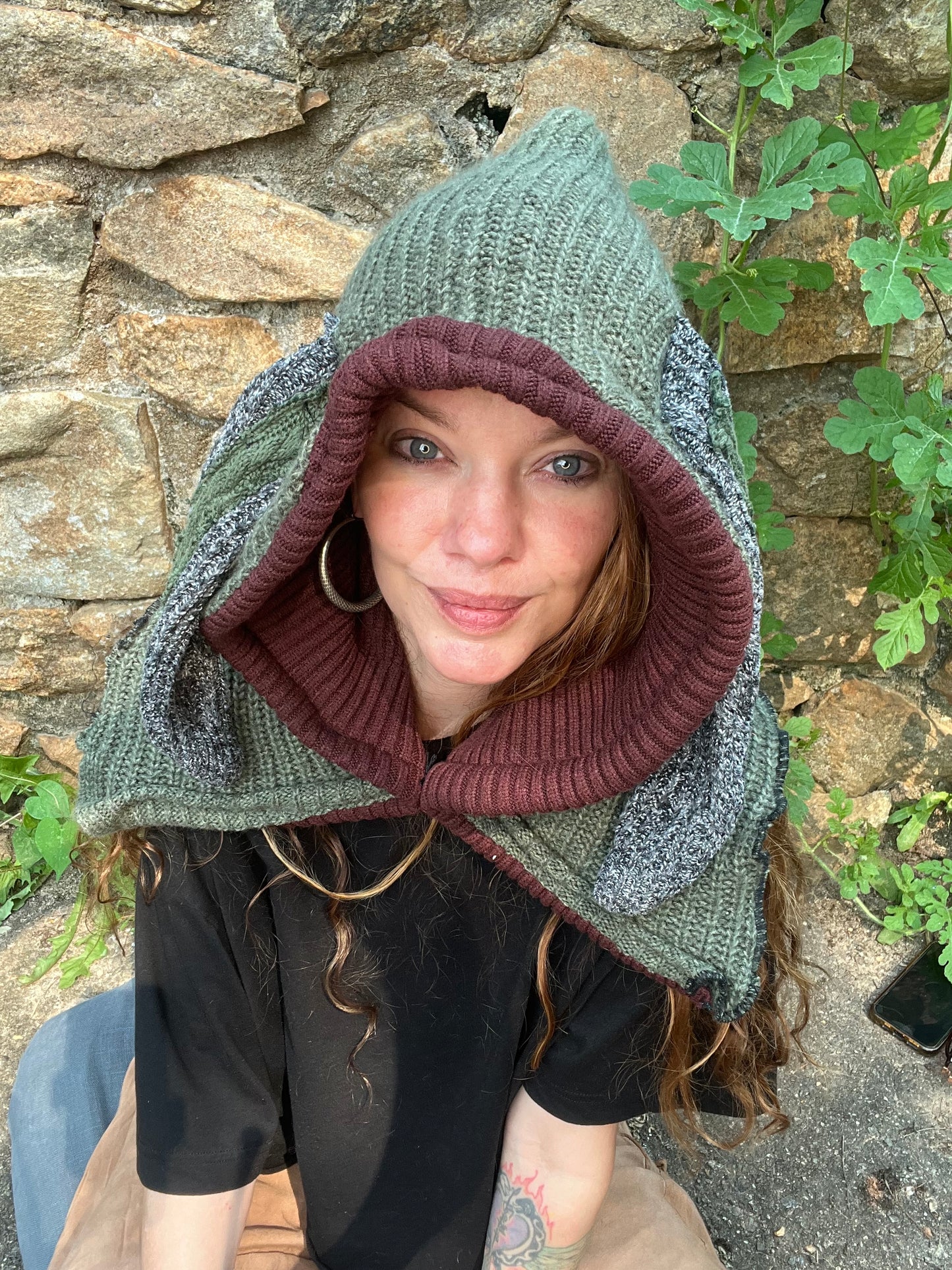 Earth Bunny Ear Hood