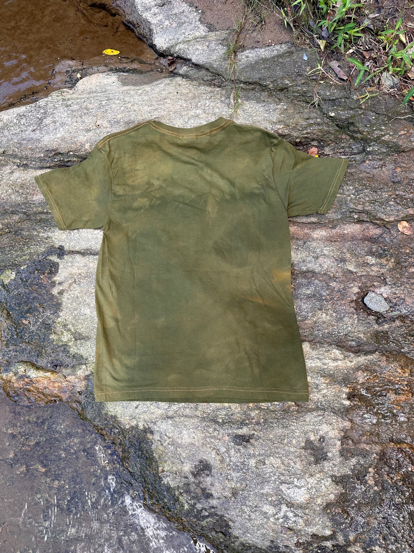 LO - Medium - Dyed Jade Green Organic Cotton T-Shirt