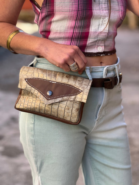 Leather Sling Pouch