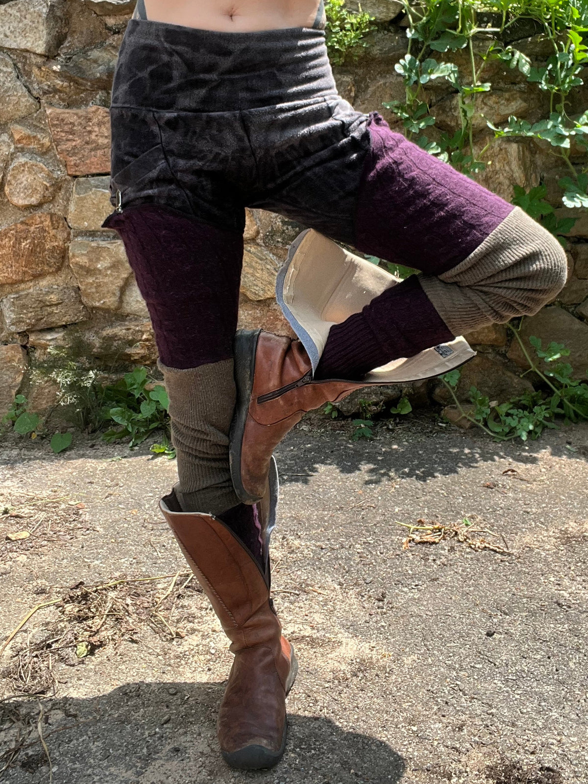 Plum & Pine Sweater Legwarmers