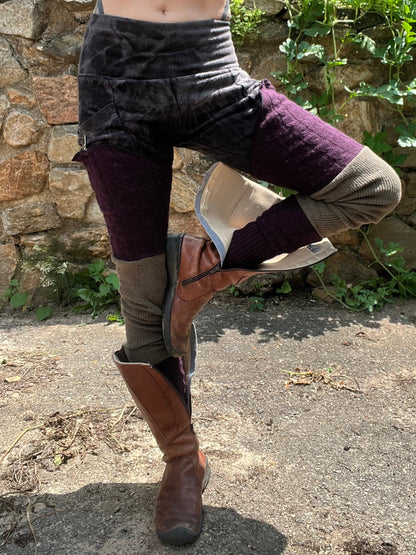 Plum & Pine Sweater Legwarmers