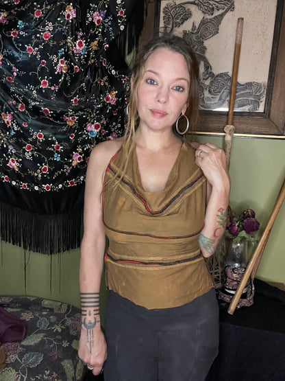Sienna 100% Cotton Halter Top