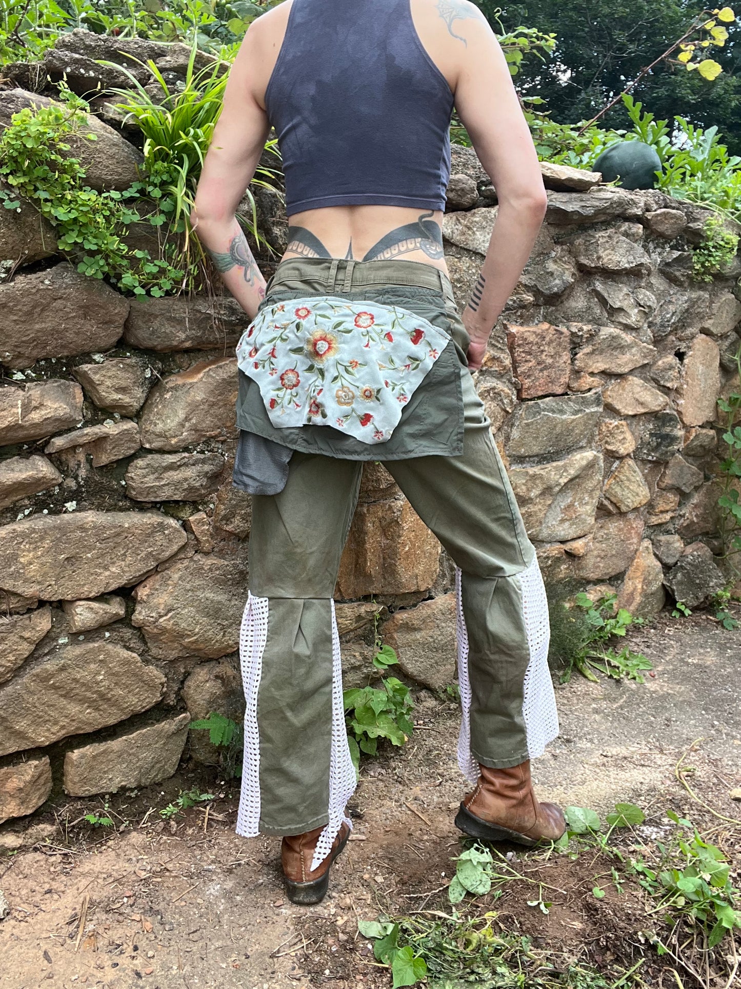 Flower & Flare Pants
