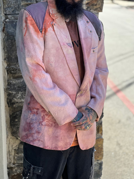 Ring Leader Dyed Silk Blazer