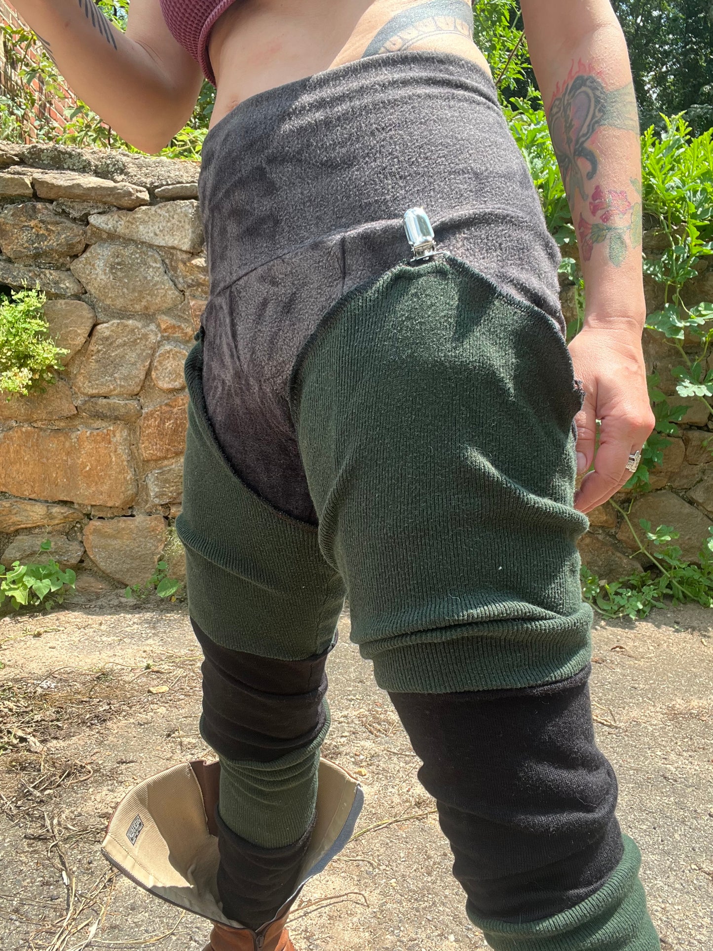 Pine & Obsidian Sweater Legwarmers