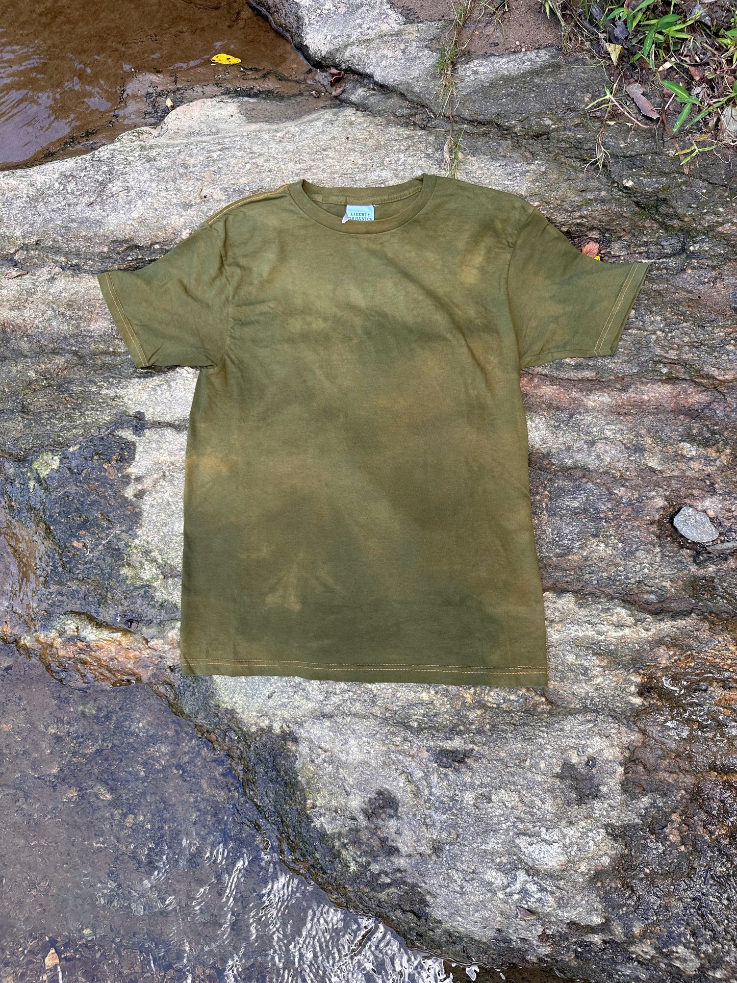 LO - Medium - Dyed Jade Green Organic Cotton T-Shirt