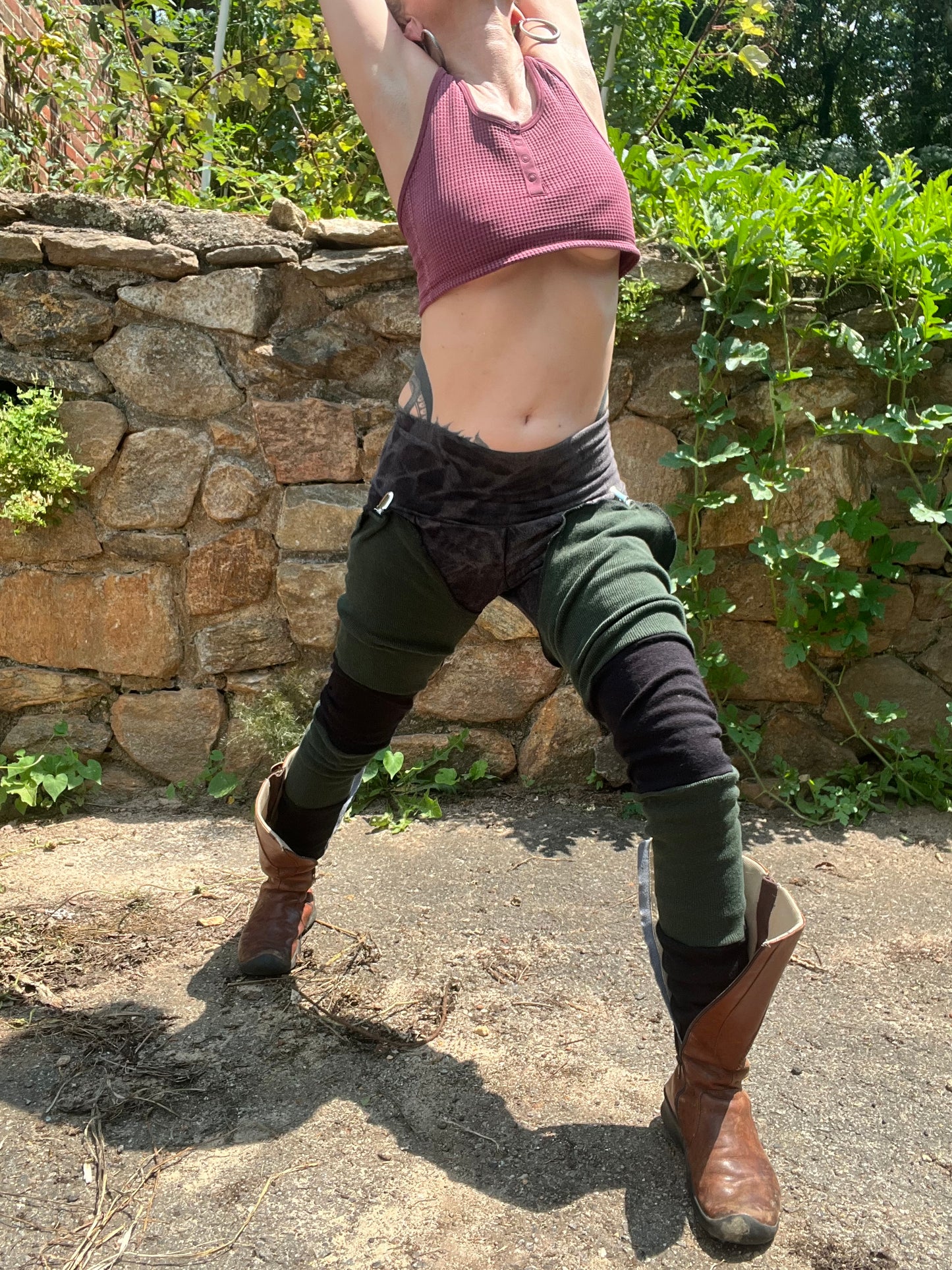 Pine & Obsidian Sweater Legwarmers