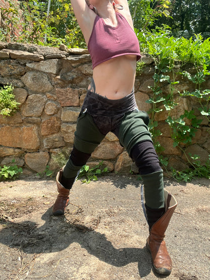 Pine & Obsidian Sweater Legwarmers