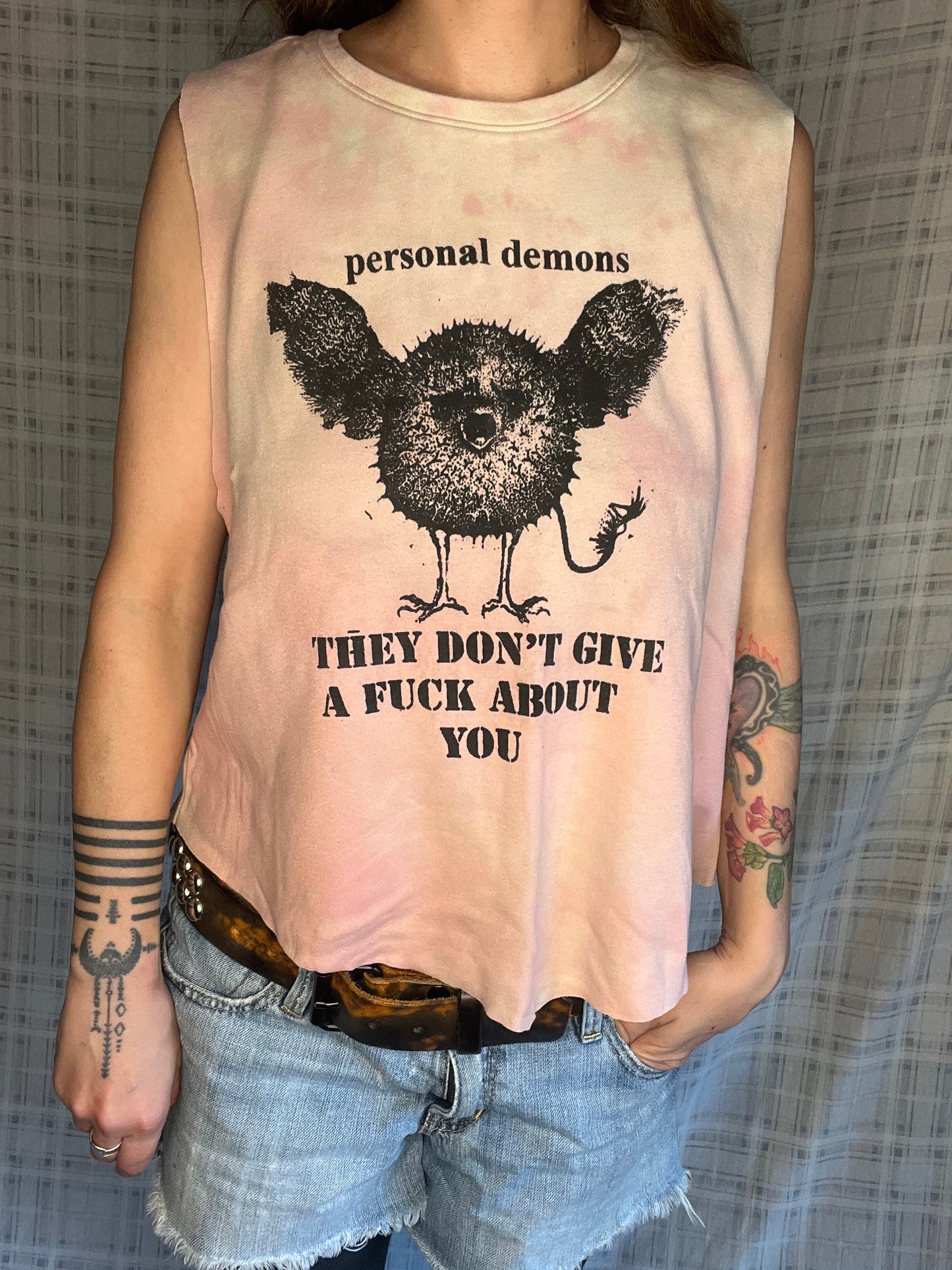 100% cotton "personal demons" Tank