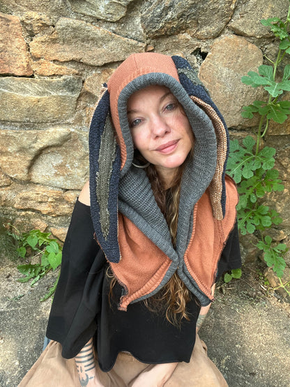 Dreamsicle Bunny Ear Hood