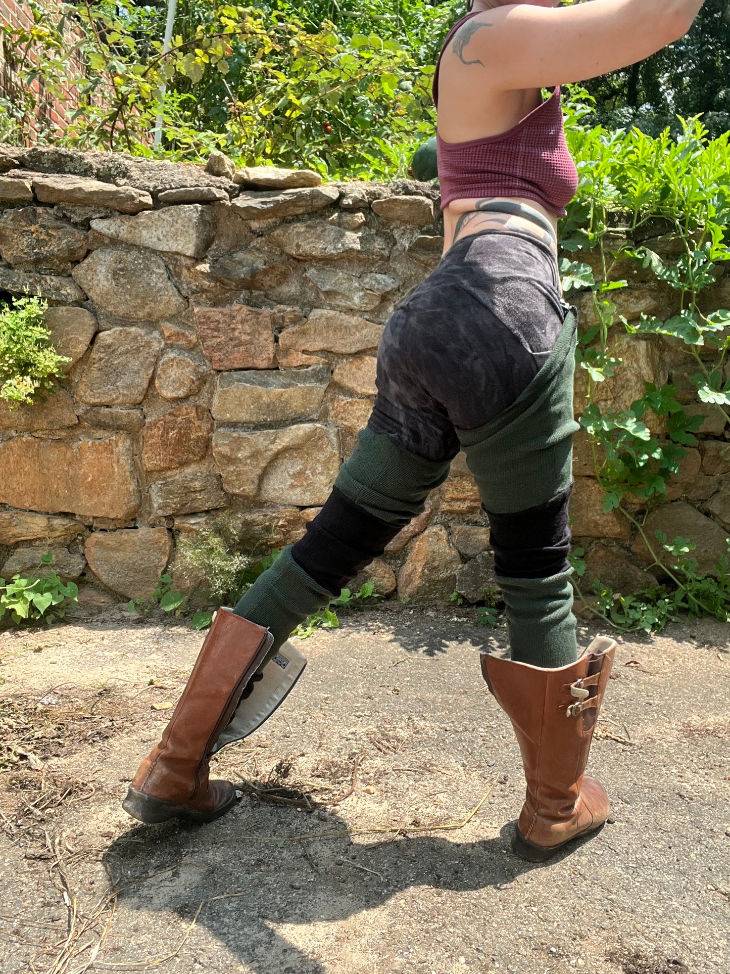 Pine & Obsidian Sweater Legwarmers