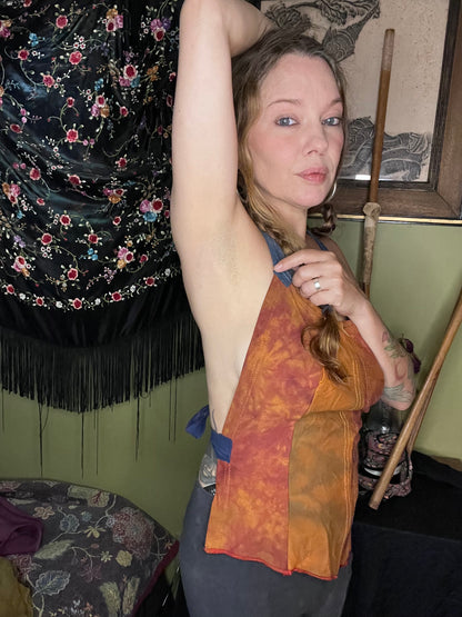 Magma Dyed 100% Cotton Halter Top