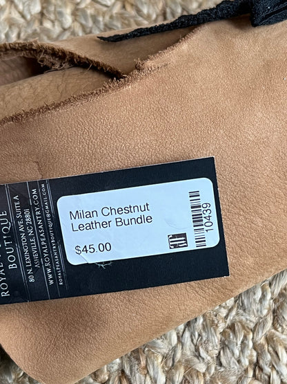 Milan Chestnut Leather Bundle