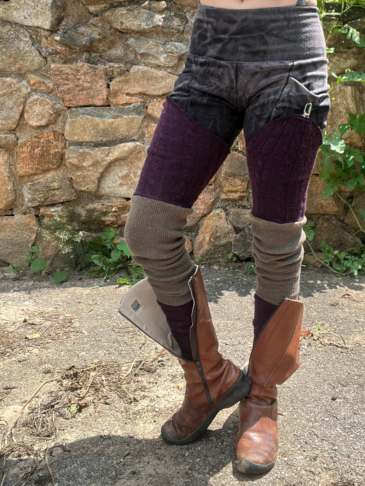 Plum & Pine Sweater Legwarmers