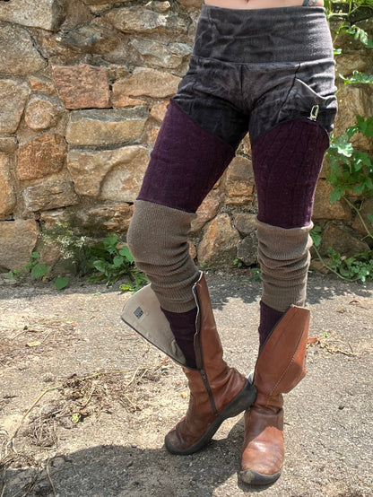 Plum & Pine Sweater Legwarmers
