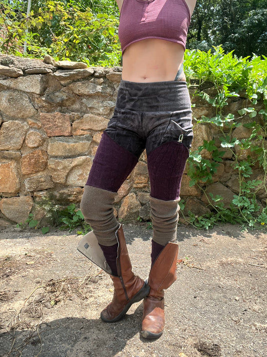 Plum & Pine Sweater Legwarmers