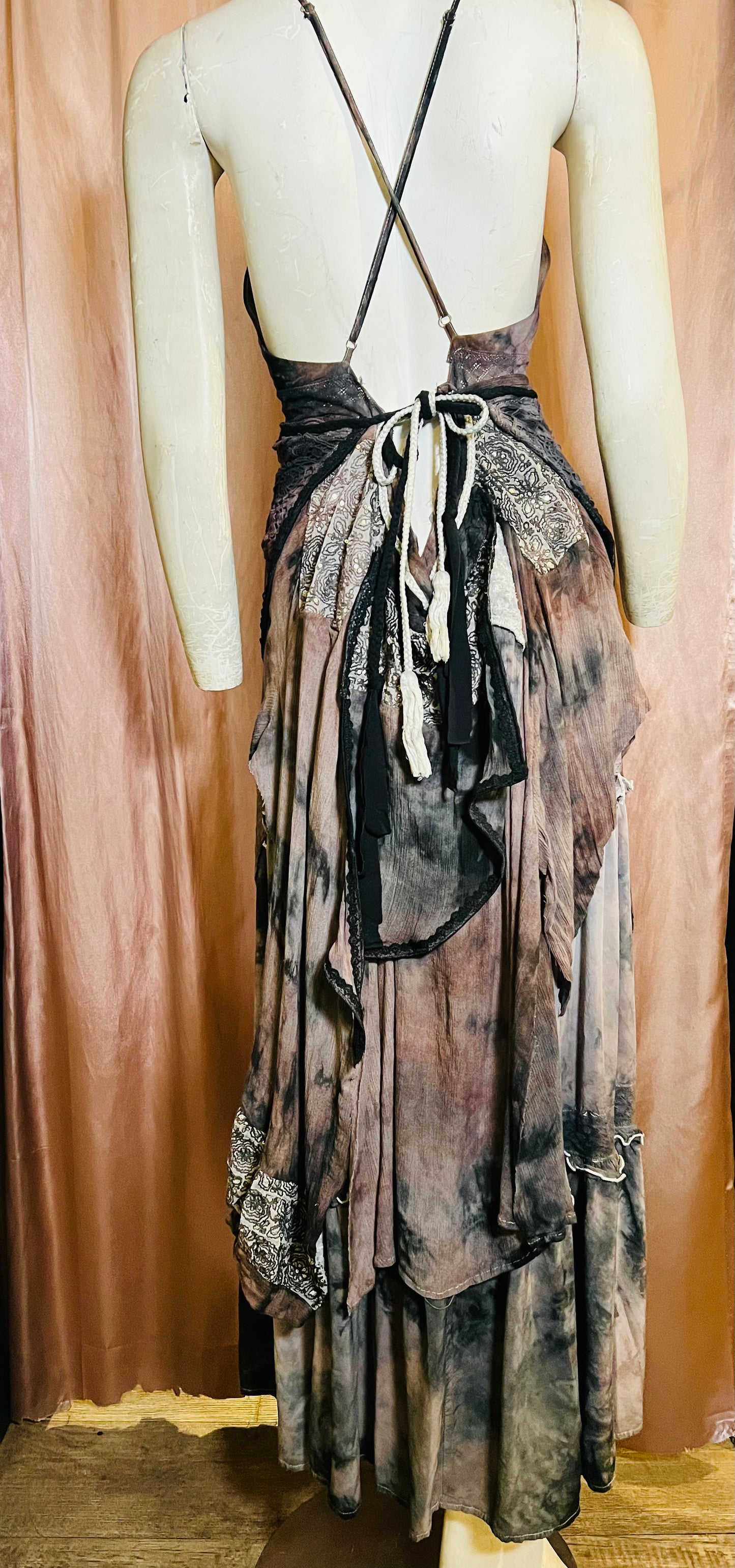 Dark Amethyst Layered Faerie Dress