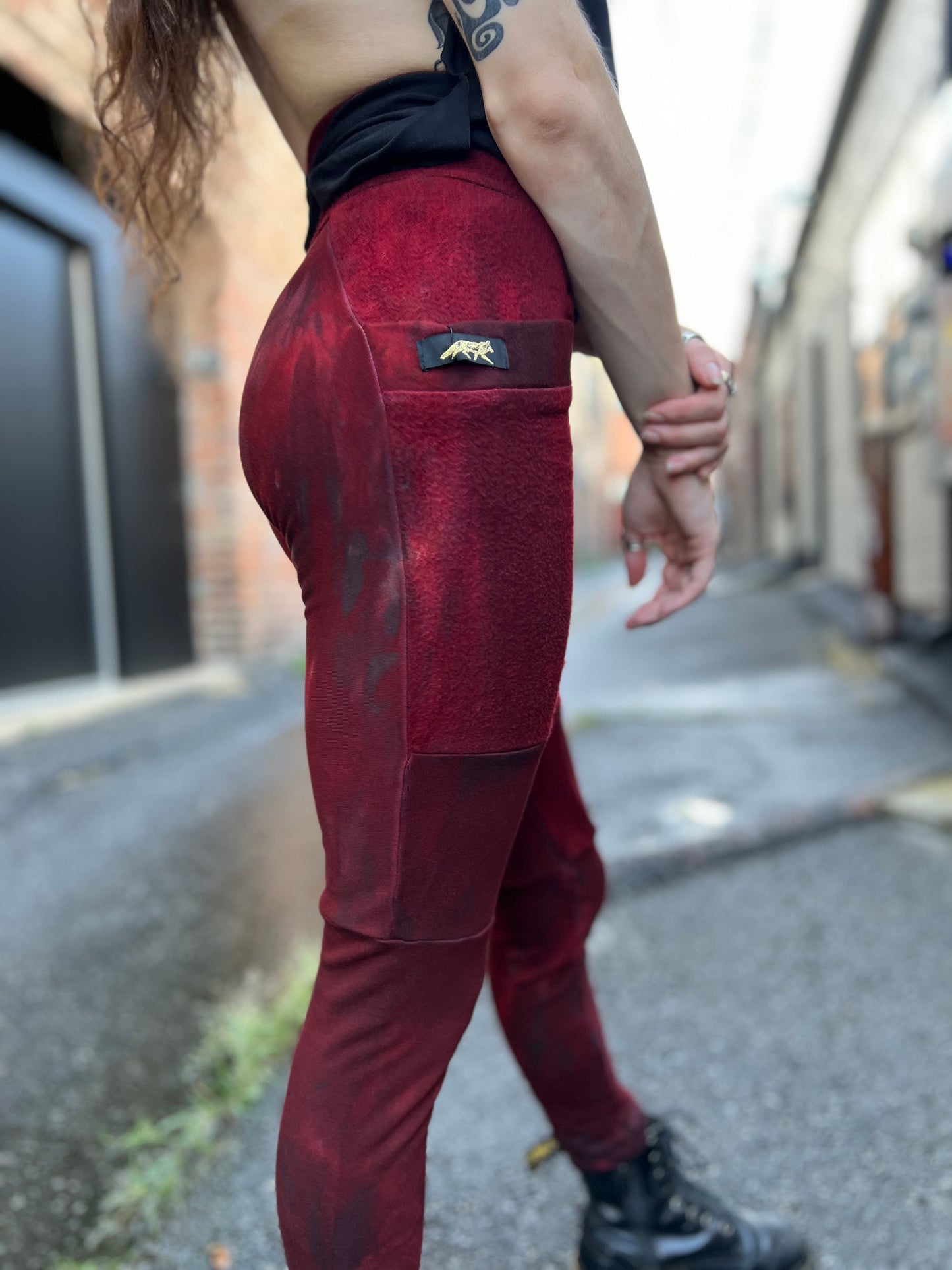 Crossfox Lucien Leggings (Crimson)