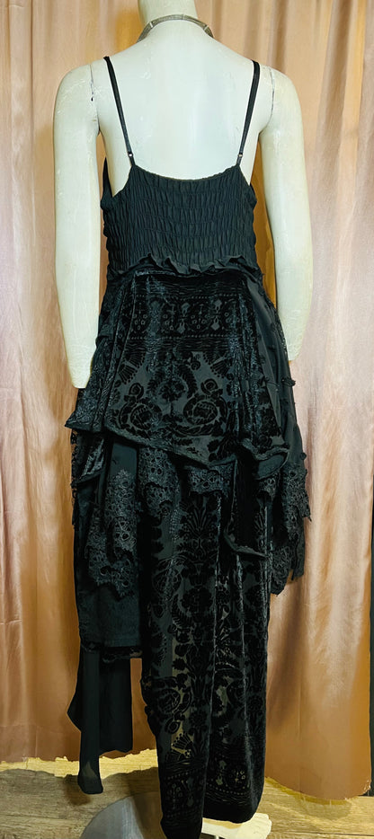 Black Lace Gown