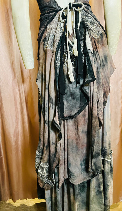 Dark Amethyst Layered Faerie Dress