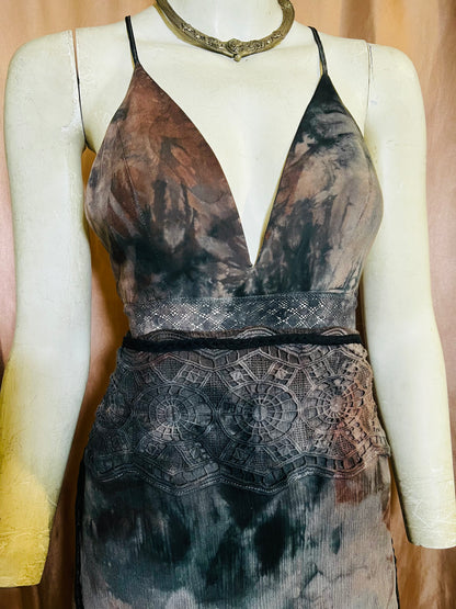 Dark Amethyst Layered Faerie Dress