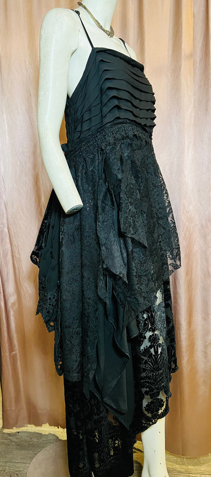 Black Lace Gown