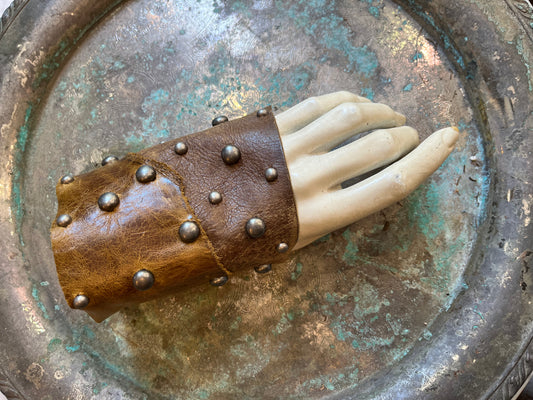 Bark Leather Wrist Cuff