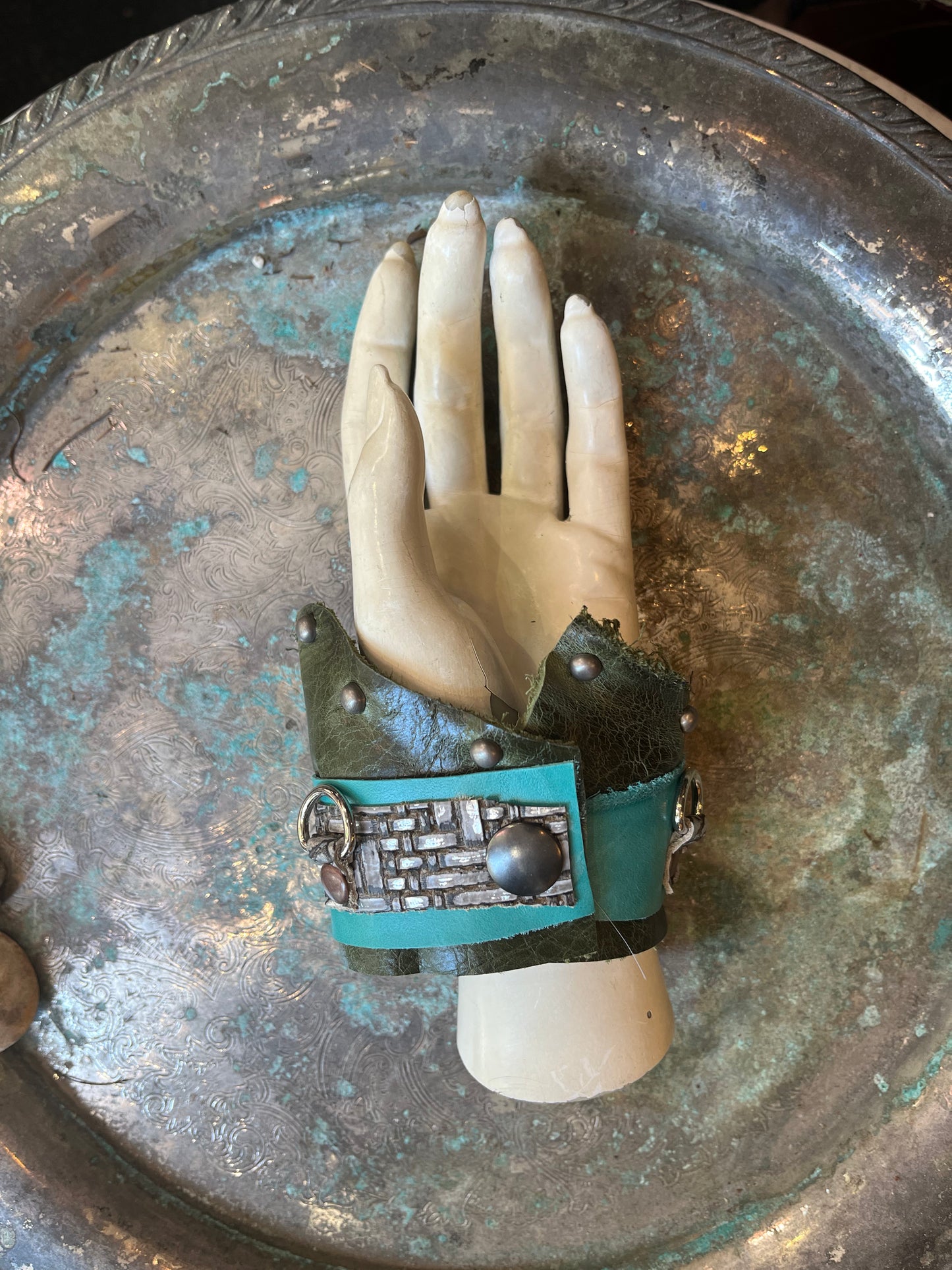 Sea Leather Wrist Cuff