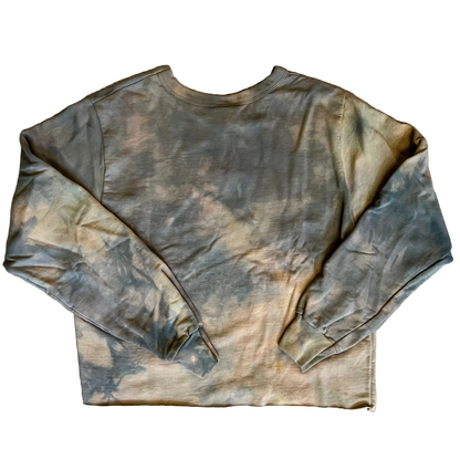 LO - Neptune Dyed Cropped Gentle Power Sweatshirt (Large)