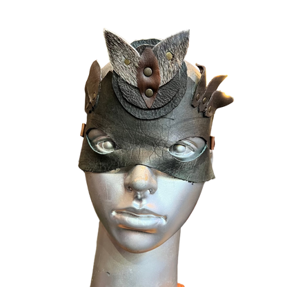 Green Dragon Leather Mask