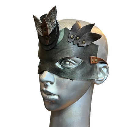Green Dragon Leather Mask