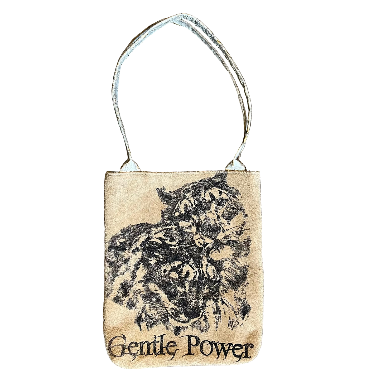 Gentle Power Suede & Gator Handbag