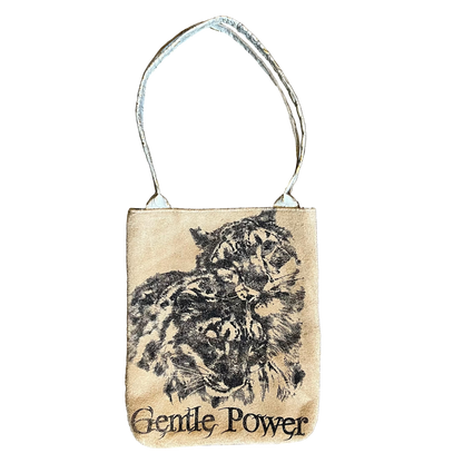 Gentle Power Suede & Gator Handbag