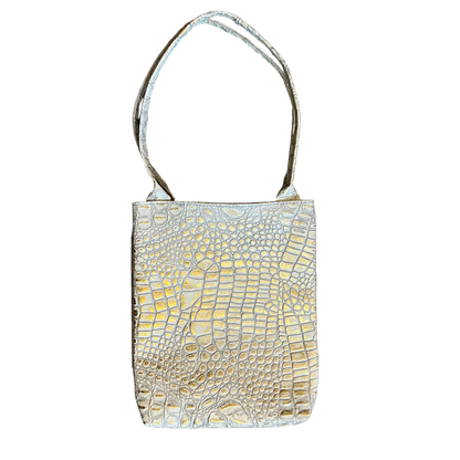 Gentle Power Suede & Gator Handbag