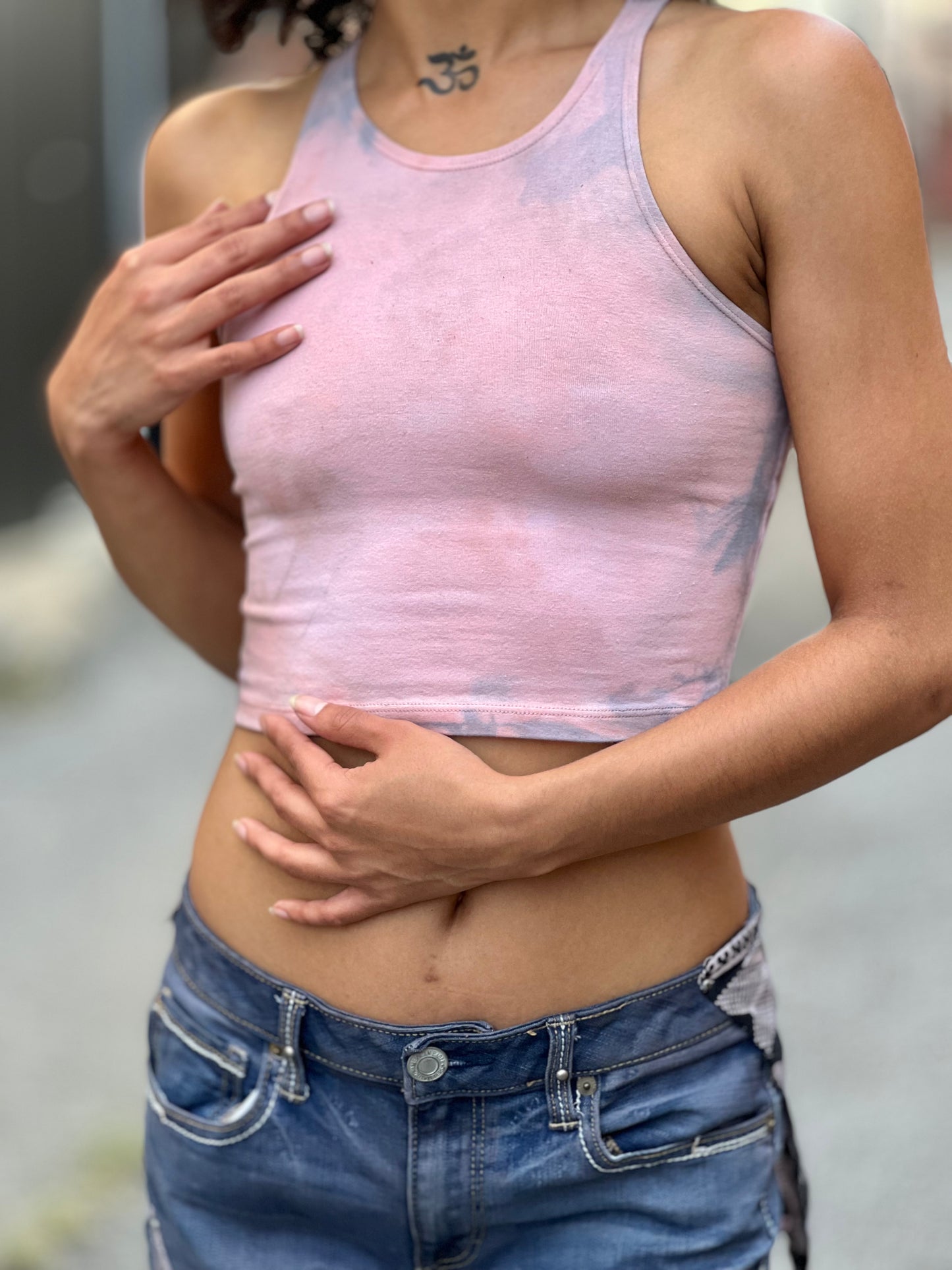 Cotton Candy Crop Tank