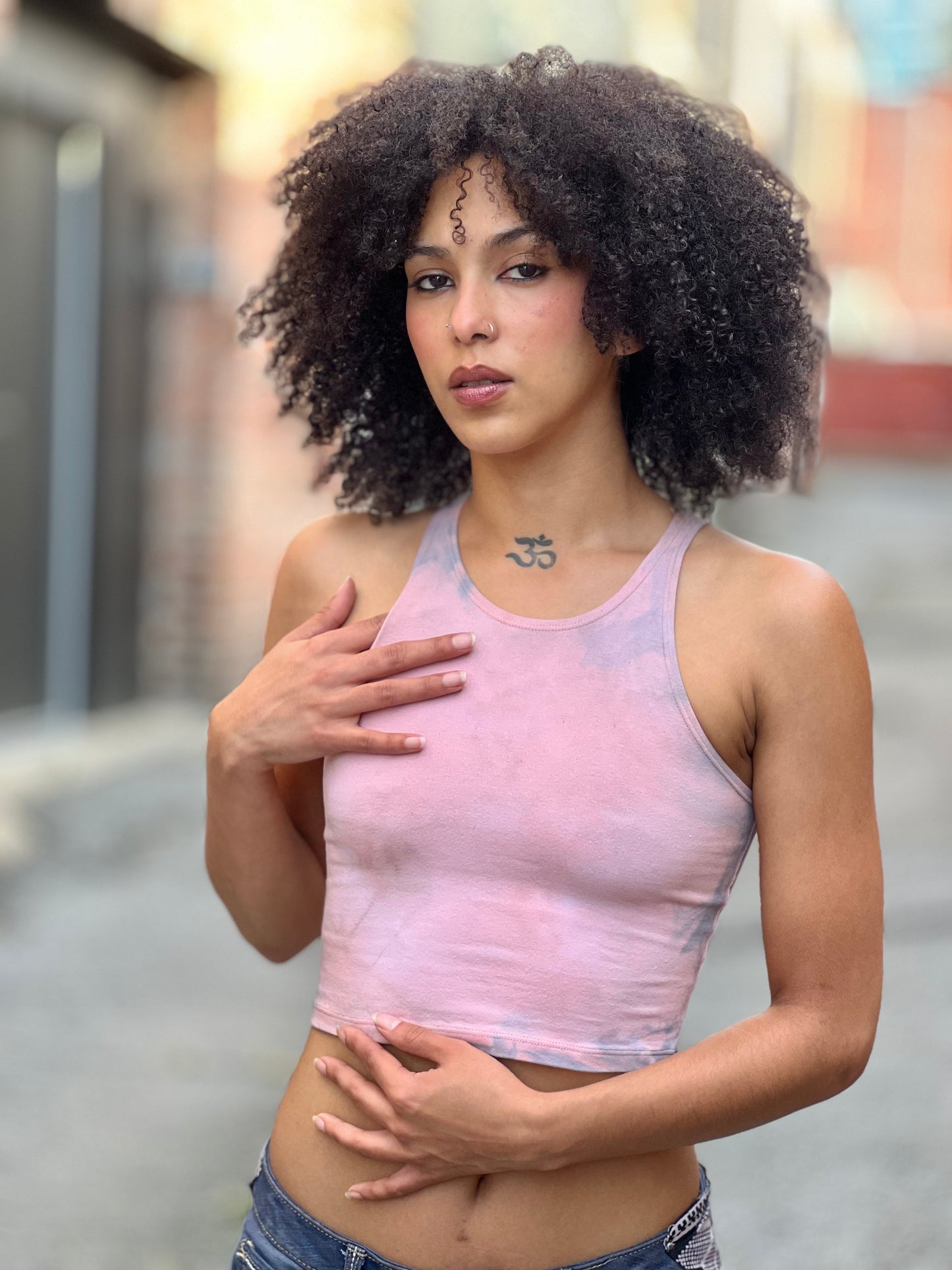 Cotton Candy Crop Tank